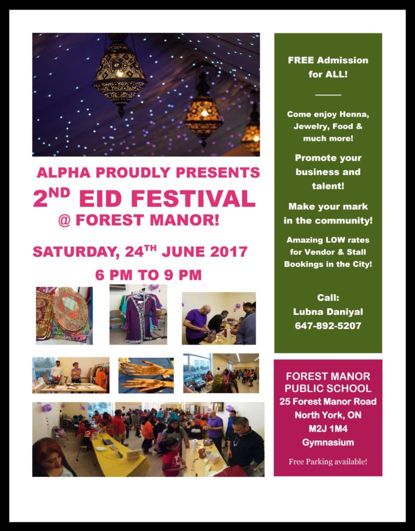 Alpha Life Trainers Proudly Presents Eid Festival 2017